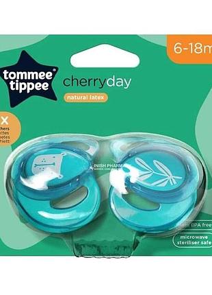 Tomee tippee cherryday латексні двохстороні пустушки