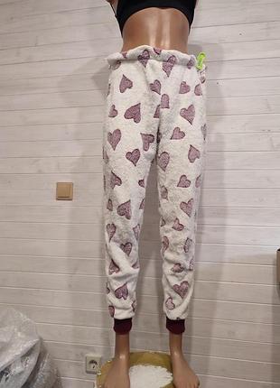 Теплые плюшевые пижамные штаны -нюанс