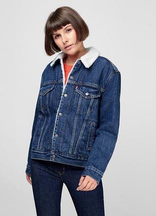 Джинсова жіноча куртка levi’s