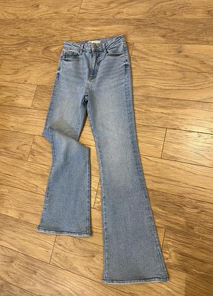 Джинсы клеш zara1 фото