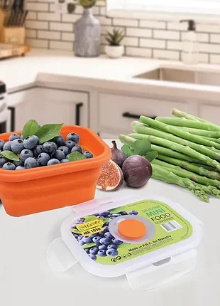 Ланч бокс складной силиконовый maestro mr-1050 350 мл