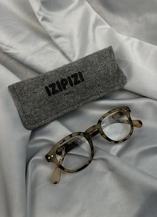 Фирменные очки izipizi reading c light tortoise +2.00