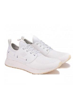 Мужские кроссовки топсайдеры sperry 7 seas carbon white sp-17731 р.41,5
