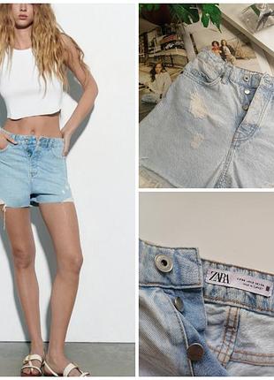 Джинсовые шорты zara