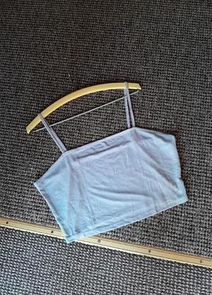 Топ серебристый