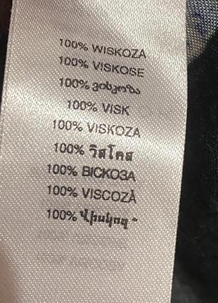 Вискозное платье цветочный принт 5