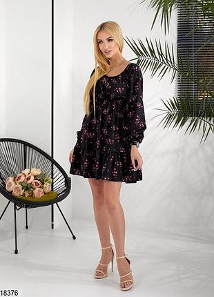 Сукня з квітковим принтом3 фото