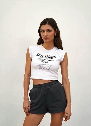 Футболка bershka, базовая белая футболка, трендовая футболка, топ белый bershka