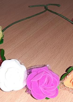 Віночок  з  квітами  уважно  читайте  умови  пересилки!!!