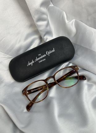 Фирменные очки оправа для линз anglo american optical fitz 48 db2 matt 2