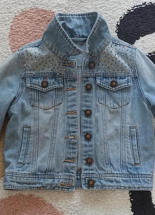 Джинсова курточка для дівчинки