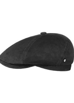 Кепка stetson 6647401-2 panel suede flat cap