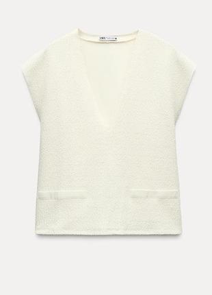 Женская стильная базовая кофта бренда zara р -м