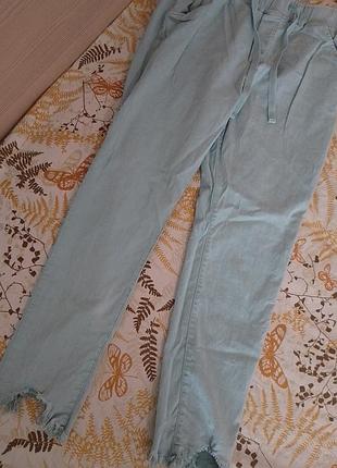 Брюки м'ятні