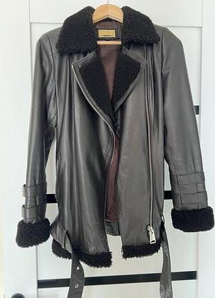 Шкіряна дублянка, на розмір xc-c