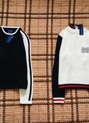 12-14 рок тепла кофта. светр. вовна. тепла. чудово в школу біла чорна нові з бірками по 390 грн