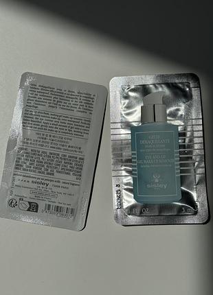 Гель для зняття макіяжу з очей і губ sisley eye and lip gel make-up remover зразки по 3мл
