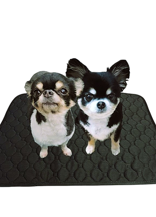 Багаторазова пелюшка-килимок для тварин 35 см* 50 см чорний колір