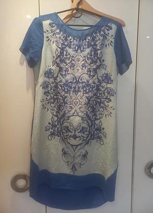 Платье из натурального шелка karen millen.