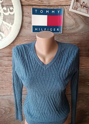 Брендовый женский свитер. tommy hilfiger. р 46-48