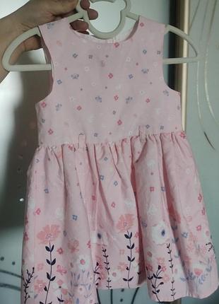 Платье на девочку 12-18мис