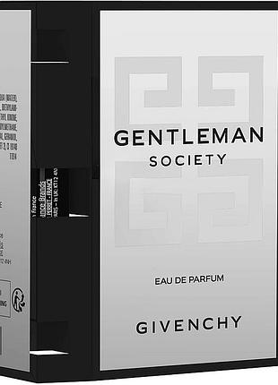 Givenchy gentleman society парфюмированная вода, чол.  1 мл (мини)