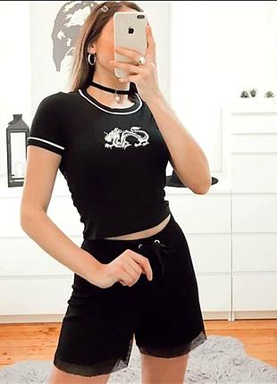 Футболка bershka, базова футболка, трендова футболка, брендова футболка, брендовая футболка9 фото