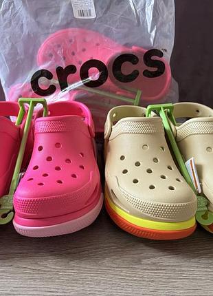 Женские кроксы bubble crush clog