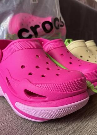 Женские кроксы bubble crush clog