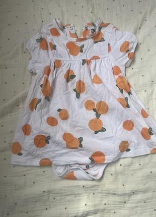 Платье-боди на девочку