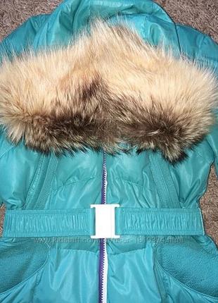 Зимняя куртка пуховик ( на пуху), l2 фото