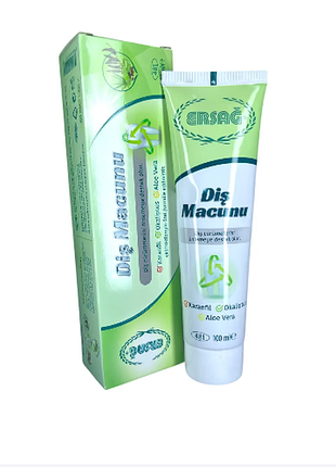 Зубна паста (гвоздика, евкаліпт, алое вера)