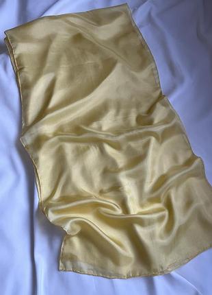 Солнечный шелковый шарф