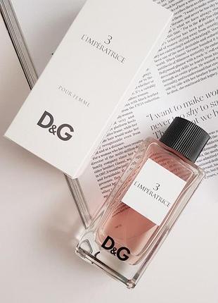 Dolce&gabbana 3 l'imperatrice туалетная вода 100 ml