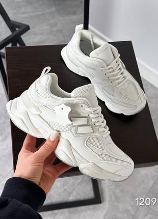 Кроссовки nuvo из натуральной кожи с сеткой