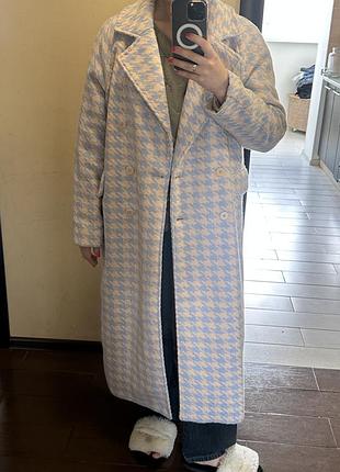 Пальто двубортное sinsay