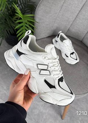 Кроссовки nuvo из натуральной кожи с сеткой