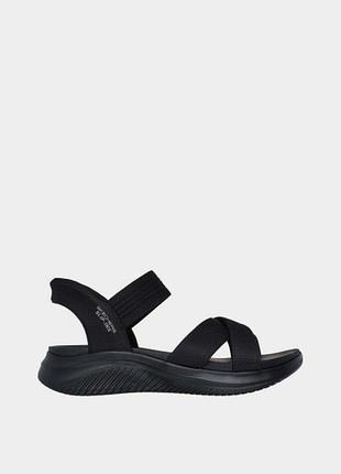 Оригінальні жіночі сандалії skechers / сандалії чорного кольору
