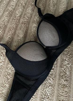 Бюстгальтер жіночий, ліфчик чорний