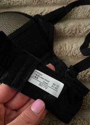 Бюстгальтер жіночий, ліфчик чорний