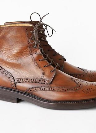 Чоловічі шкіряні черевики ботинки pollini розмір 43