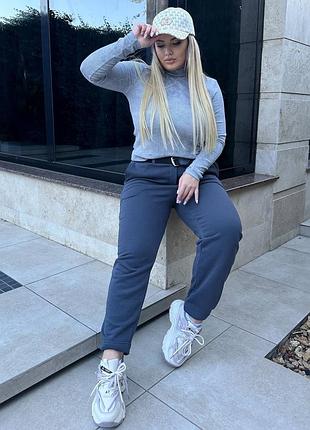 Брюки мом теплые