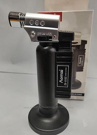 Газовий пальник lomai zb-8102 з п'єзопідпалом