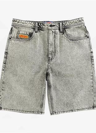 Шорти empyre scramble grey 28,30,32,34 denim skate shorts сірі