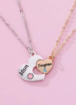 Набір парних підвісок для мами і доньки