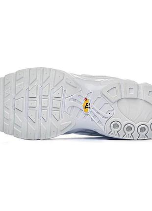 Nike air max plus tn all white 3