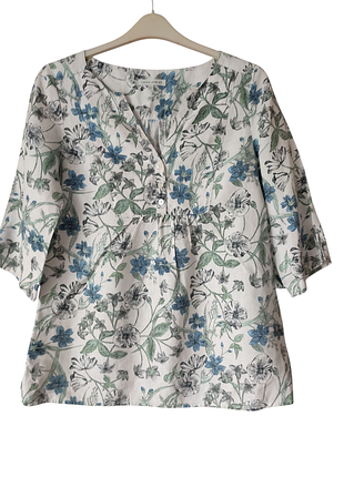Лляна блуза топ laura ashley