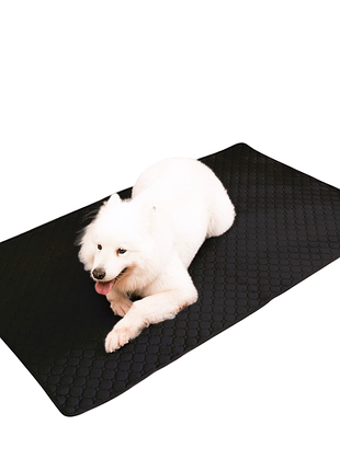 Пелюшка для домашніх тварин багаторазова xxl 90 см *150 см чорний колір