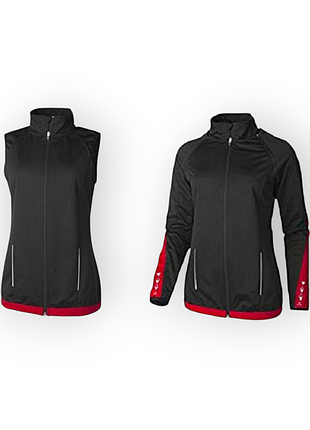 Велокуртка софтшелл 2в1 crivit демисезонная спортивная куртка- жилет