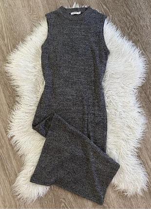 Платье рубчик сукня не zara